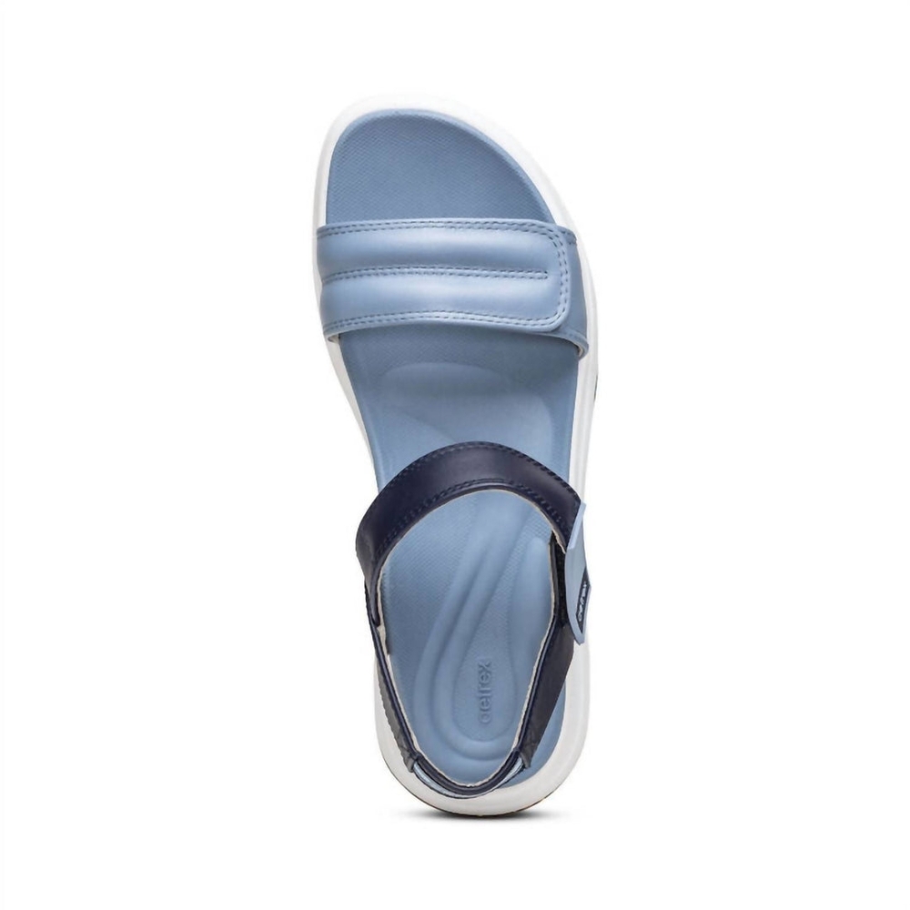Aetrex Blue and Navy Sport Sandals - Picture 14 of 16